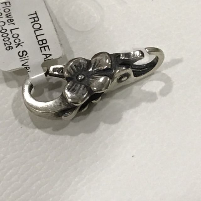 Authentic Trollbeads Flower Lock