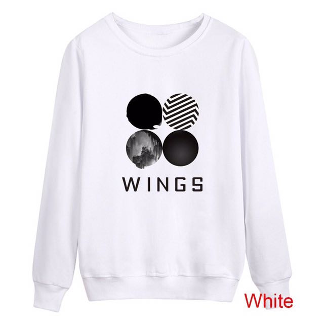 BTS WINGS SWEATSHIRT Hobbies Toys Collectibles Memorabilia