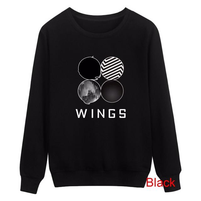 Bts wings sweatshirt cheap