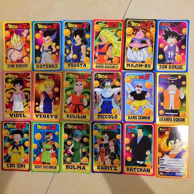 Dragon Balls Z Trading Cards Toys Games Board Games Cards On