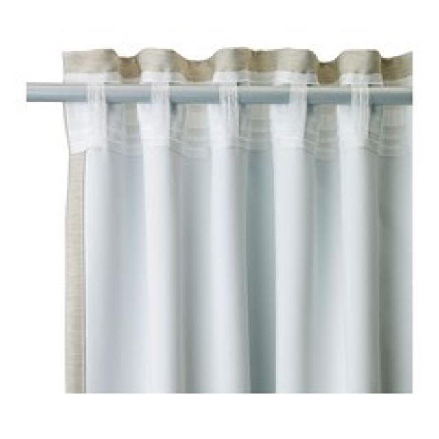 Good As New X3 Sets Of Beige Ikea Vilborg Curtains Furniture Home Decor On Carousell