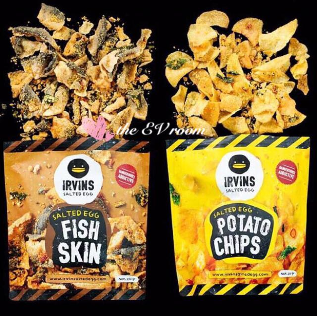 Potato Chips And Crisps From Irvins Salted Egg Chips Crisps