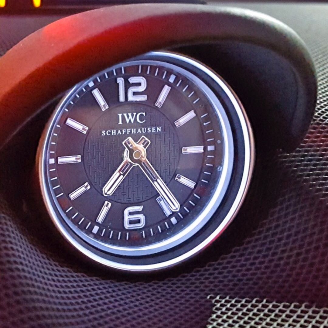 IWC Schaffhausen Dash Clock( Limited Edition Blue) For Mercedes Benz