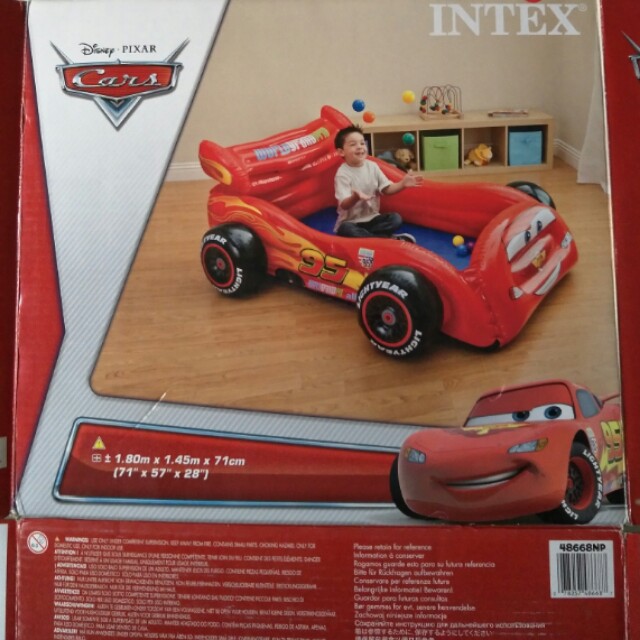 inflatable lightning mcqueen car