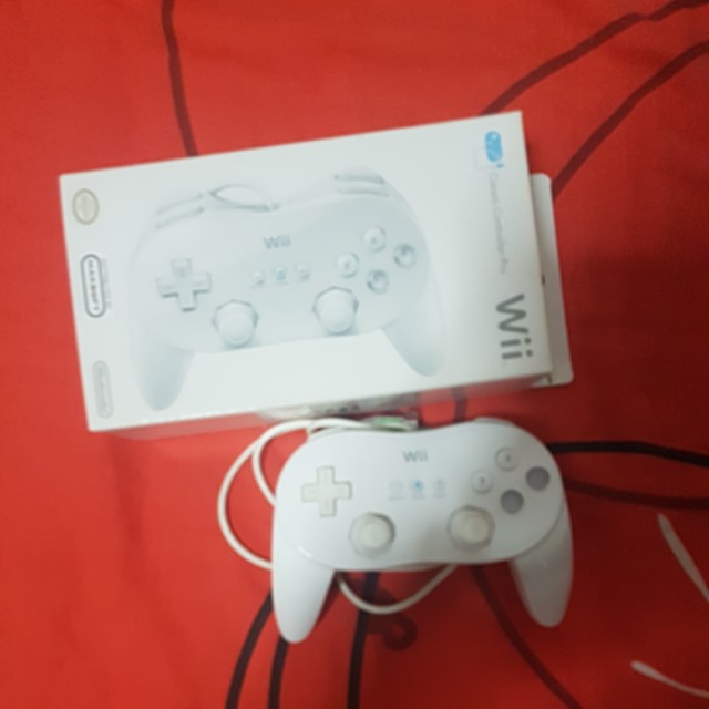 wii classic controller pro red