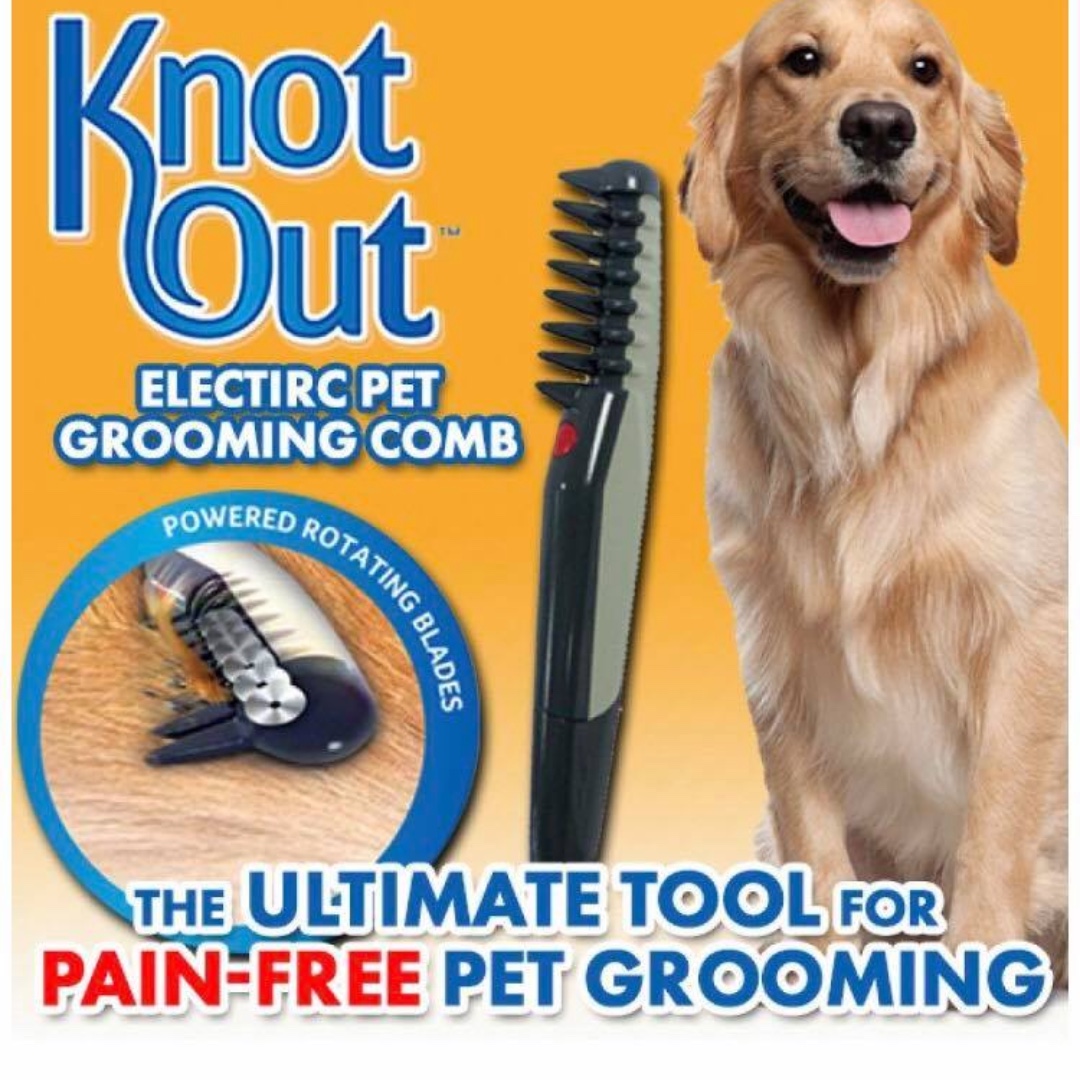 Safely Knot Out Electric Pet Grooming Hair Comb Pets Supplies