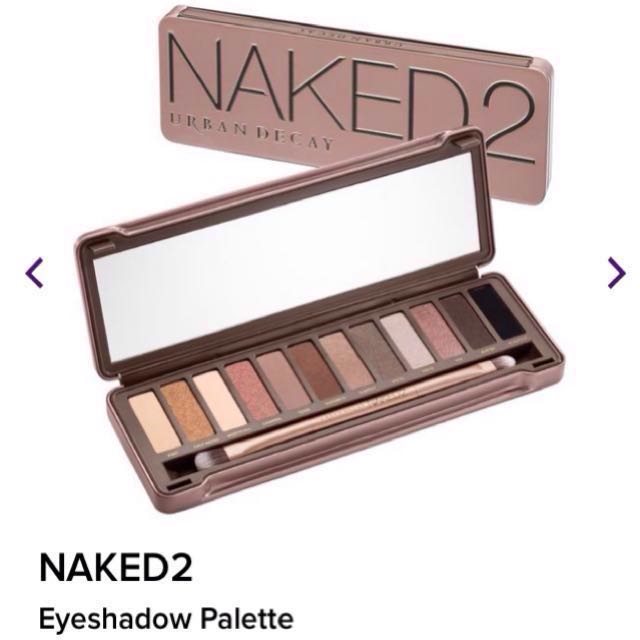 Sale Naked 2 By Urban Decay Eyeshadow Palette Makeup Set Health