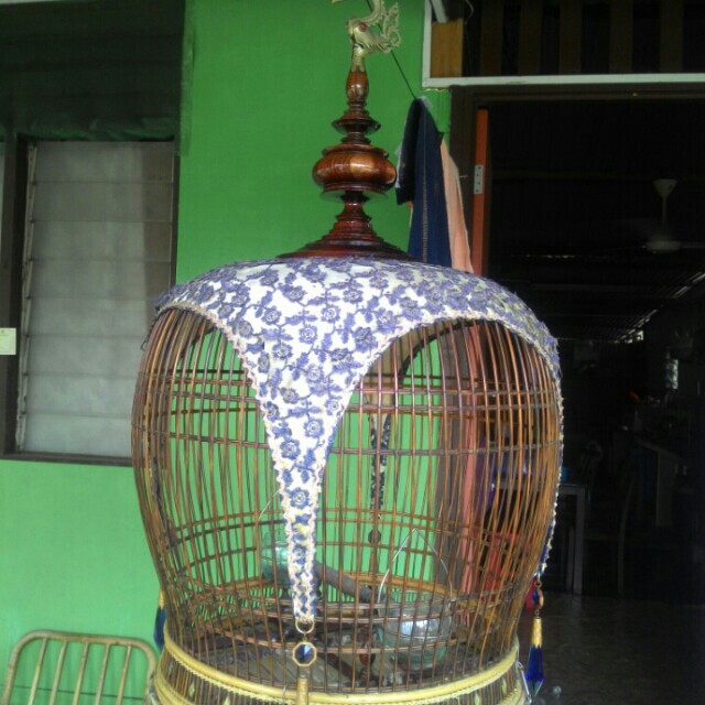 Sangkar Burung Merbuk Pinang Pipit Dgn Piala Sekali Pet Supplies Pet Accessories On Carousell