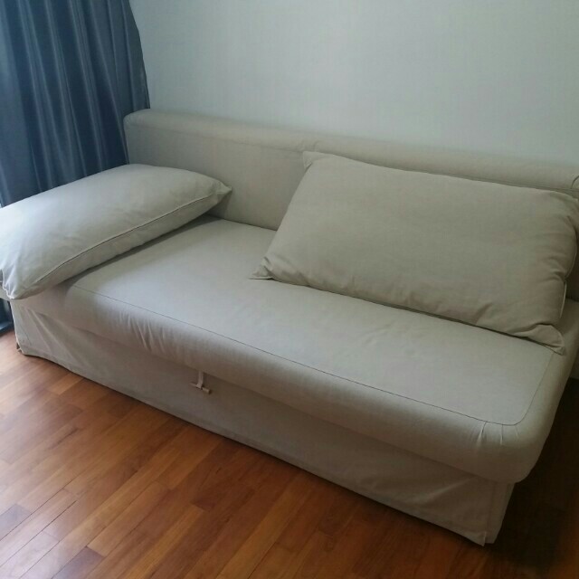 HIMMENE IKEA 3 SEATER SOFA BED , Furniture & Home Living, Furniture