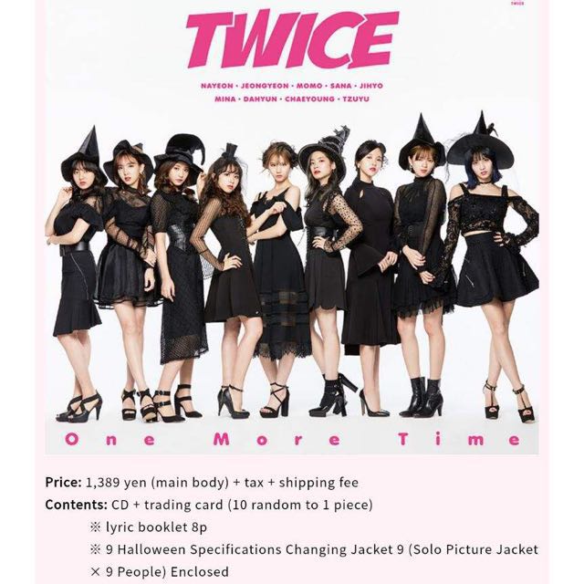 Twice One More Time Once Japan Edition Hobbies Toys Memorabilia Collectibles K Wave On Carousell