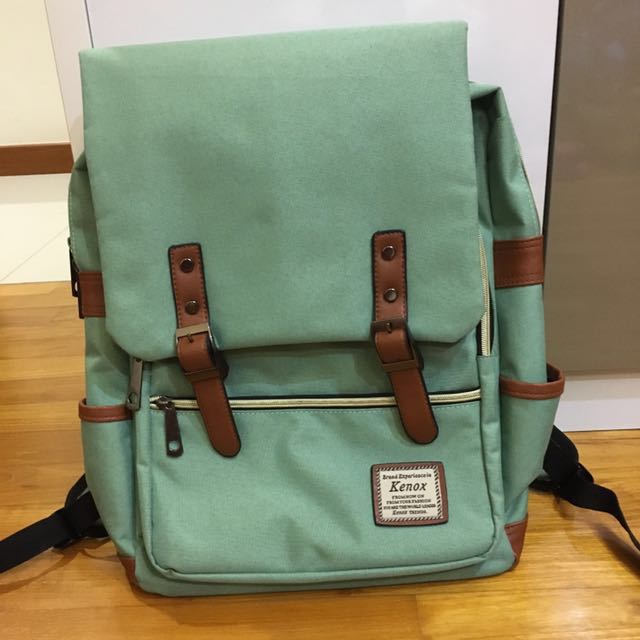 kenox vintage laptop backpack