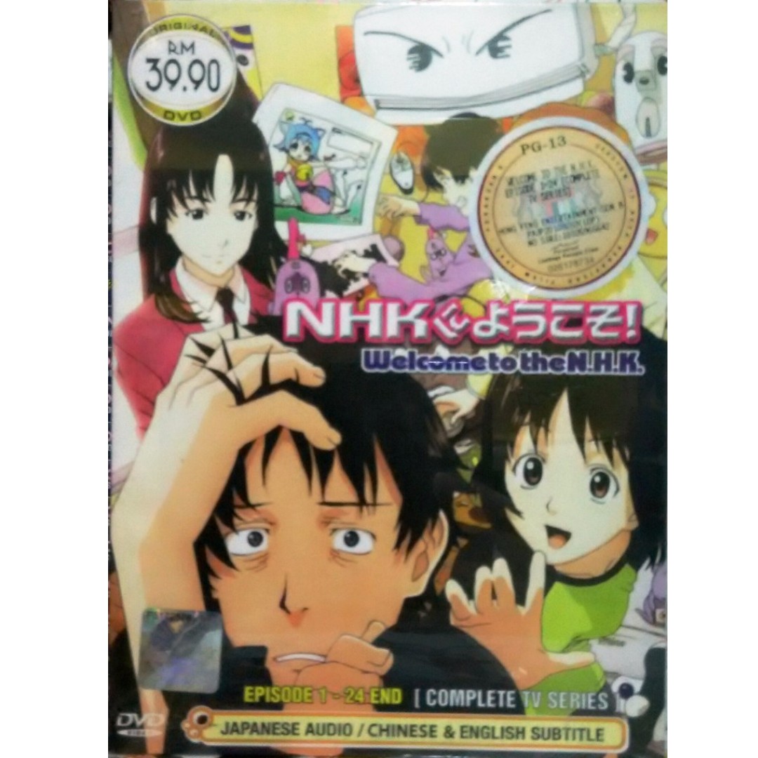 WELCOME TO THE NHK  Anime DVD, Hobbies & Toys, Music & Media,  CDs & DVDs on Carousell