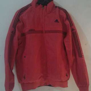 Jaket adidas warna bulak balik