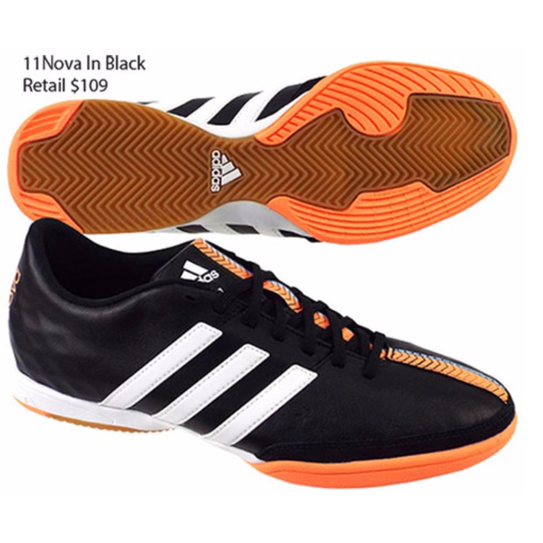 Adidas 11Nova In Black UK 9 (Including Delivery), Sports, Sports \u0026 Games  Equipment on Carousell