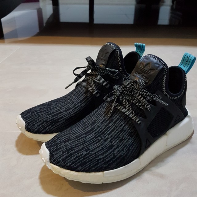 Adidas NMD XR1 Utility Black/Bright Blue, Men's Fashion, Footwear on  Carousell