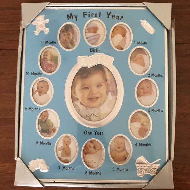 Baby's 1st Year Photo Frame, Furniture & Home Living, Home Decor