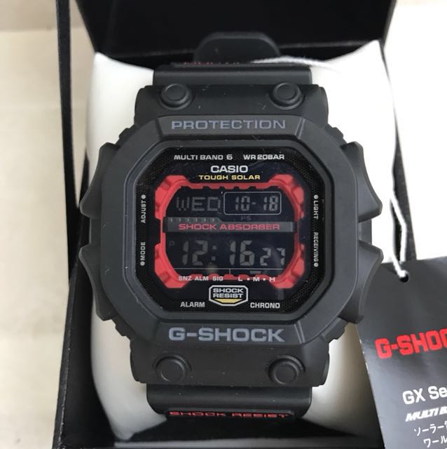 Casio G-Shock King GXW-56-1AJF (Black/Red), Men's Fashion, Watches on