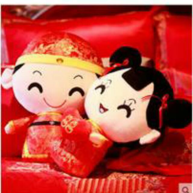 chinese wedding dolls