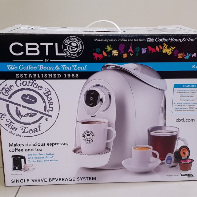Coffee Bean & Tea Leaves CBTL Machine Coffee Maker Kaldi, TV & Home