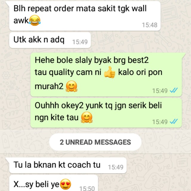 FEEDBACK CUST (Category: Community) located in Johor Bahru. Submitted by marscha_endah (Listing ID 133408838, Image 3). Description: .