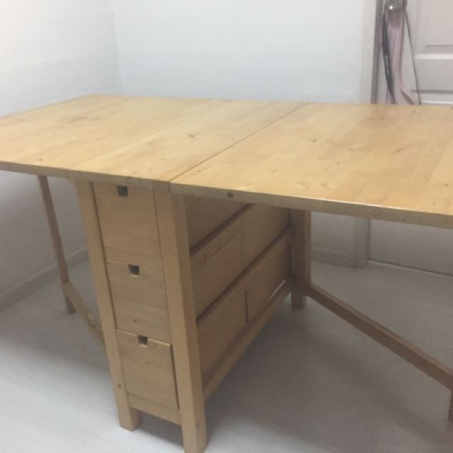 Folding Table Ikea, Furniture & Home Living, Furniture, Tables & Sets