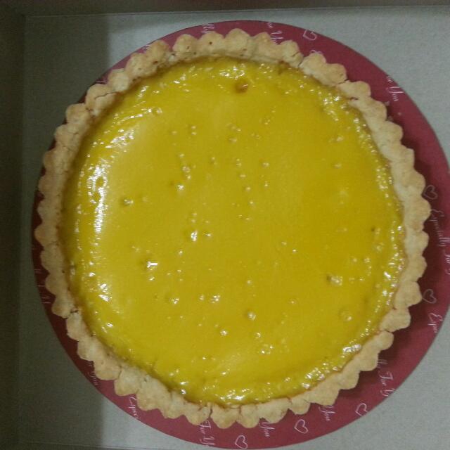 Giant Egg Tart Food Drinks Homemade Bakes On Carousell