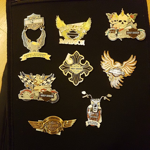 vintage harley davidson pins