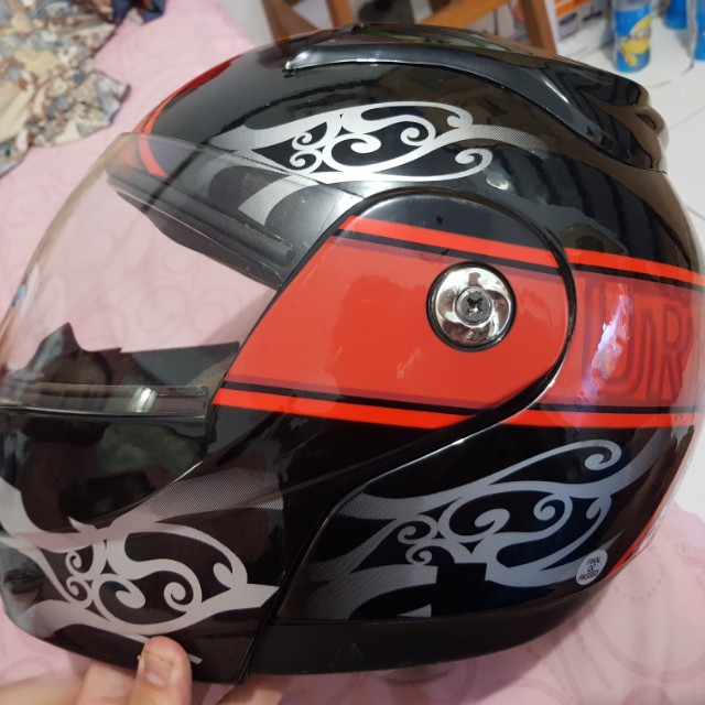 HELM SNAIL 2 MODE FULL/HALF FACE UKURAN 