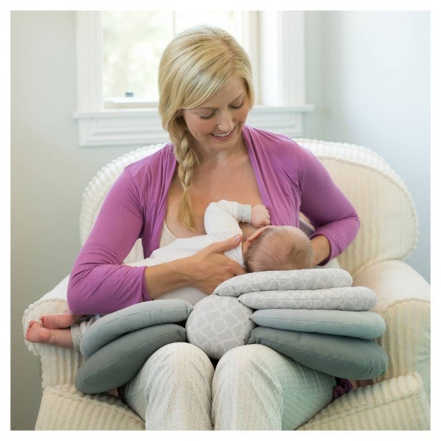 Infantino Elevate Adjustable Nursing Pillow Babies Kids Nursing Feeding Weaning Toddler Feeding on Carousell