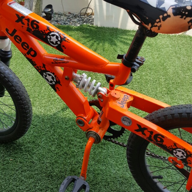 Jeep x16 bike new arrivals dual suspension