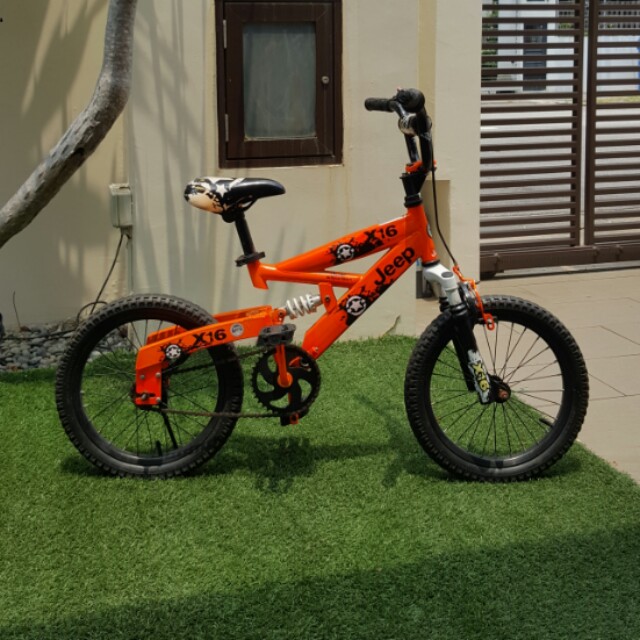 Jeep x16 bike orange sales
