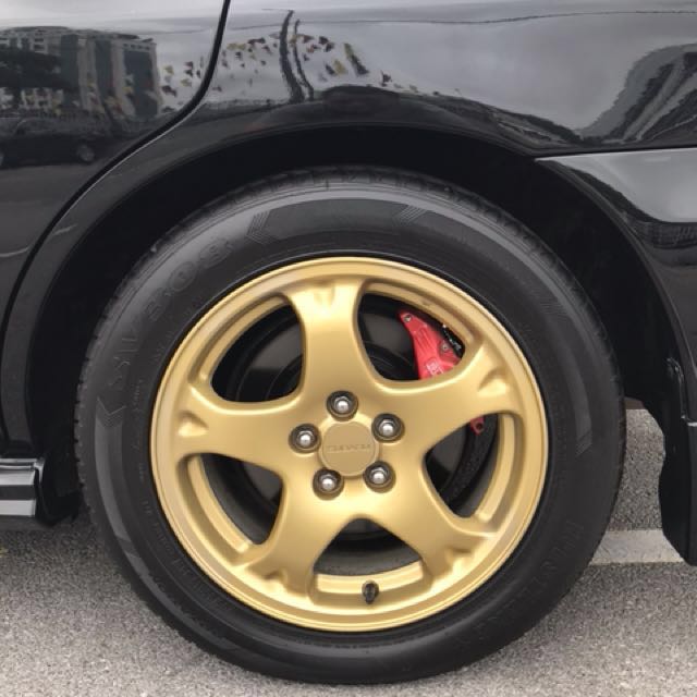Original Subaru Rim Tayar 205 55 R16 94w Auto Accessories On Carousell