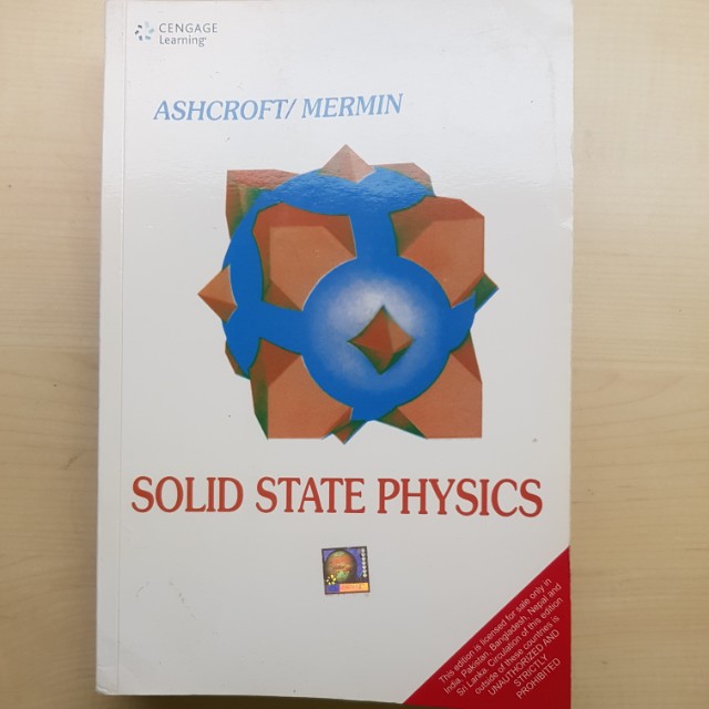 Solid State Physics Ashcroft/Mermin, Hobbies & Toys, Books