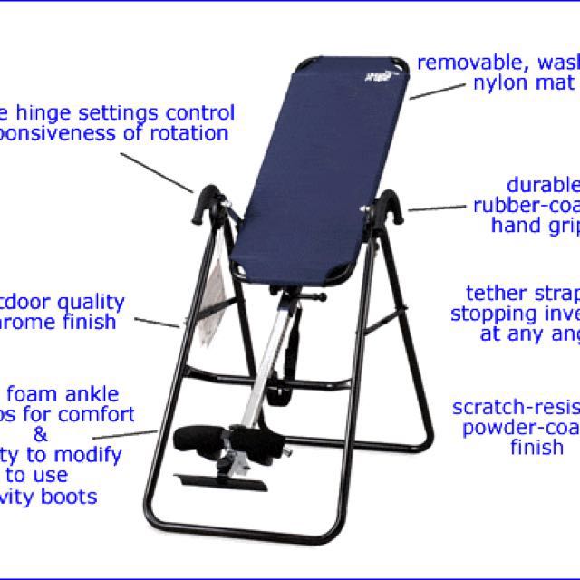 Details about   F5000 Teeter Hang Ups Inversion Table 