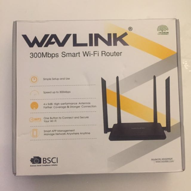 Old Wavlink Router Wavlink 300mbps smart wifi router, Computers & Tech, Parts ...