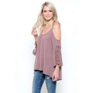 Crochet Sleeve Blouse