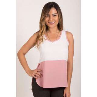 Chiffon Colorblock Tank