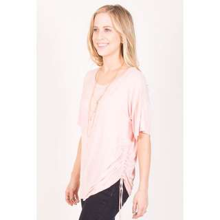 Cinch Waist Dolman Blouse