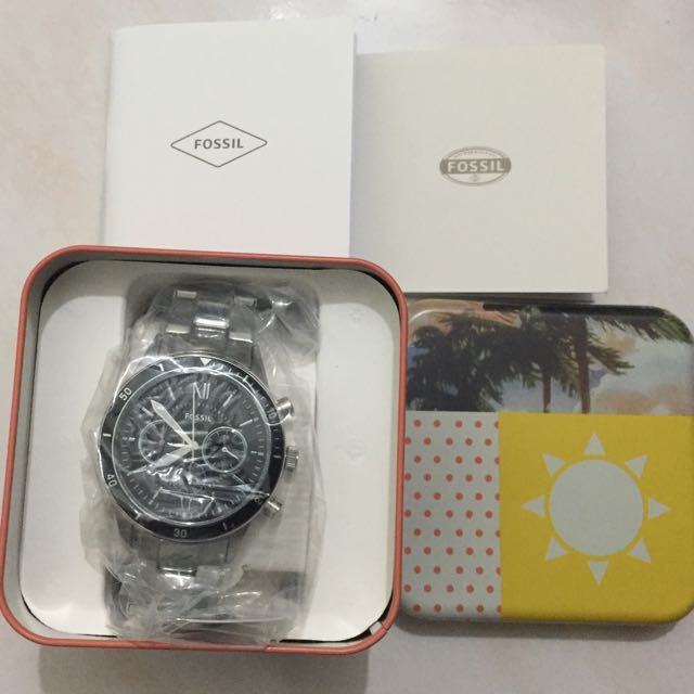 Flynn sport chronograph silver stainless steel watch on sale