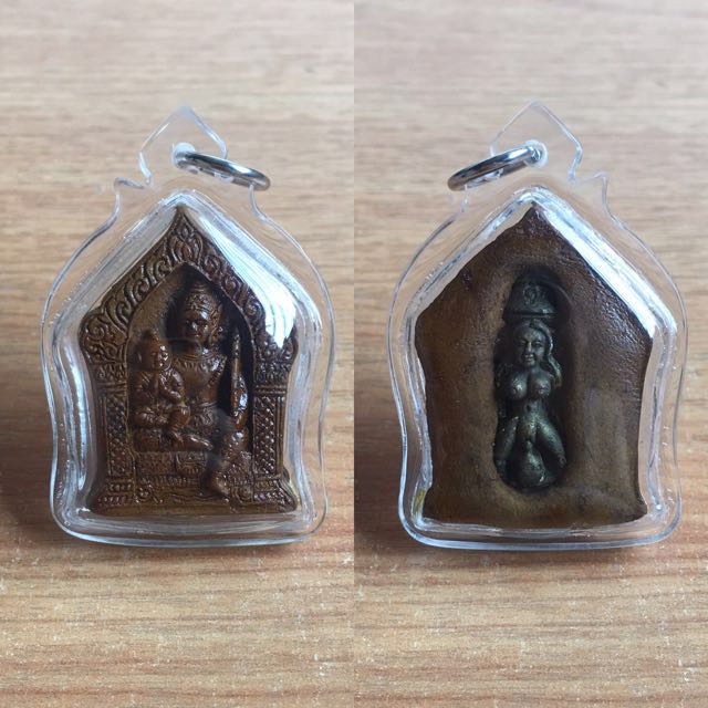 ($188) Thai Amulet - Rare Khun Paen Maha Saneh - Lp Sai - Lp Chern - Lp ...