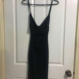 DOLLYFASHIONGIRL BLACK SPLIT DRESS SIZE 6 