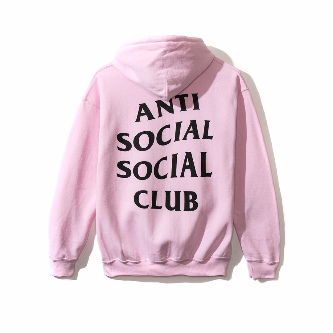 Anti Social Social Club x Dover Street Market Suicide Hoodie (Pink 