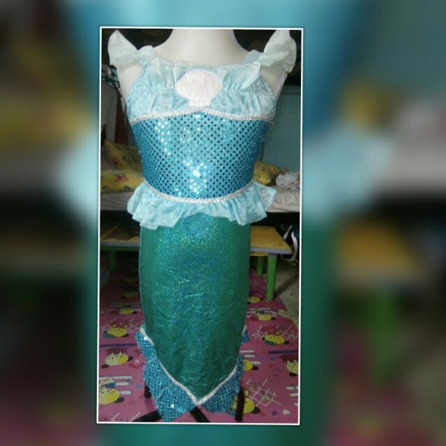 Ariel Mermaid Costume 2 3 Yrs Old Babies Kids Girls Apparel On Carousell