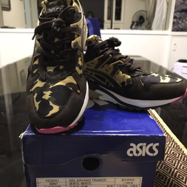 Asics Gel Kayano Trainers X Bape Men s Fashion Footwear Sneakers on Carousell