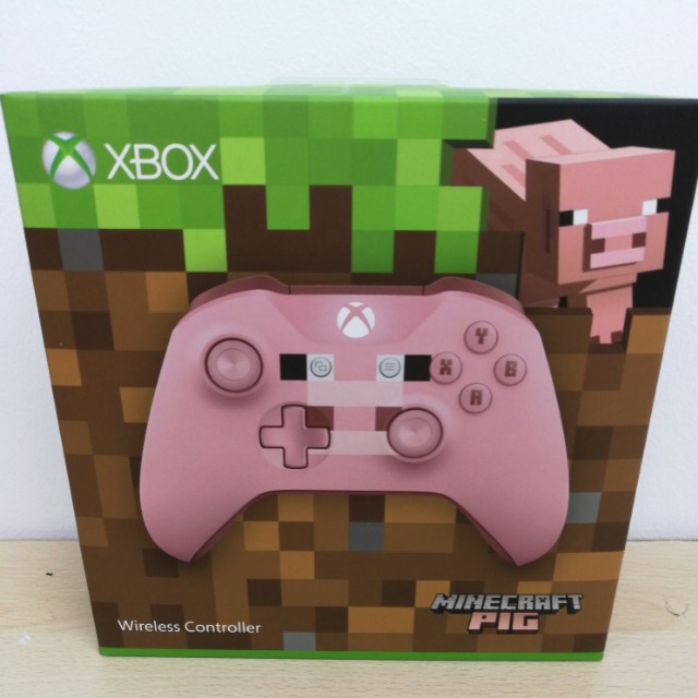 xbox minecraft controller pig