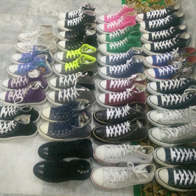 converse and vans shoes