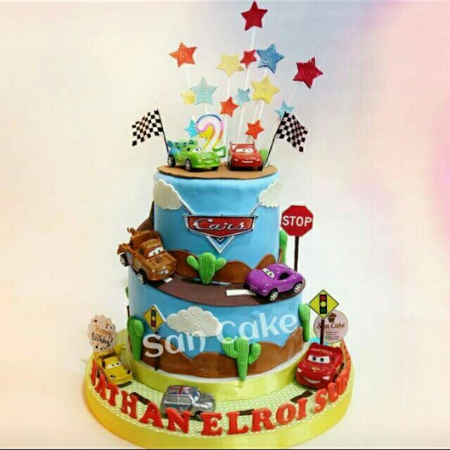 Cars Birthday Cakes Food Drinks Baked Goods On Carousell