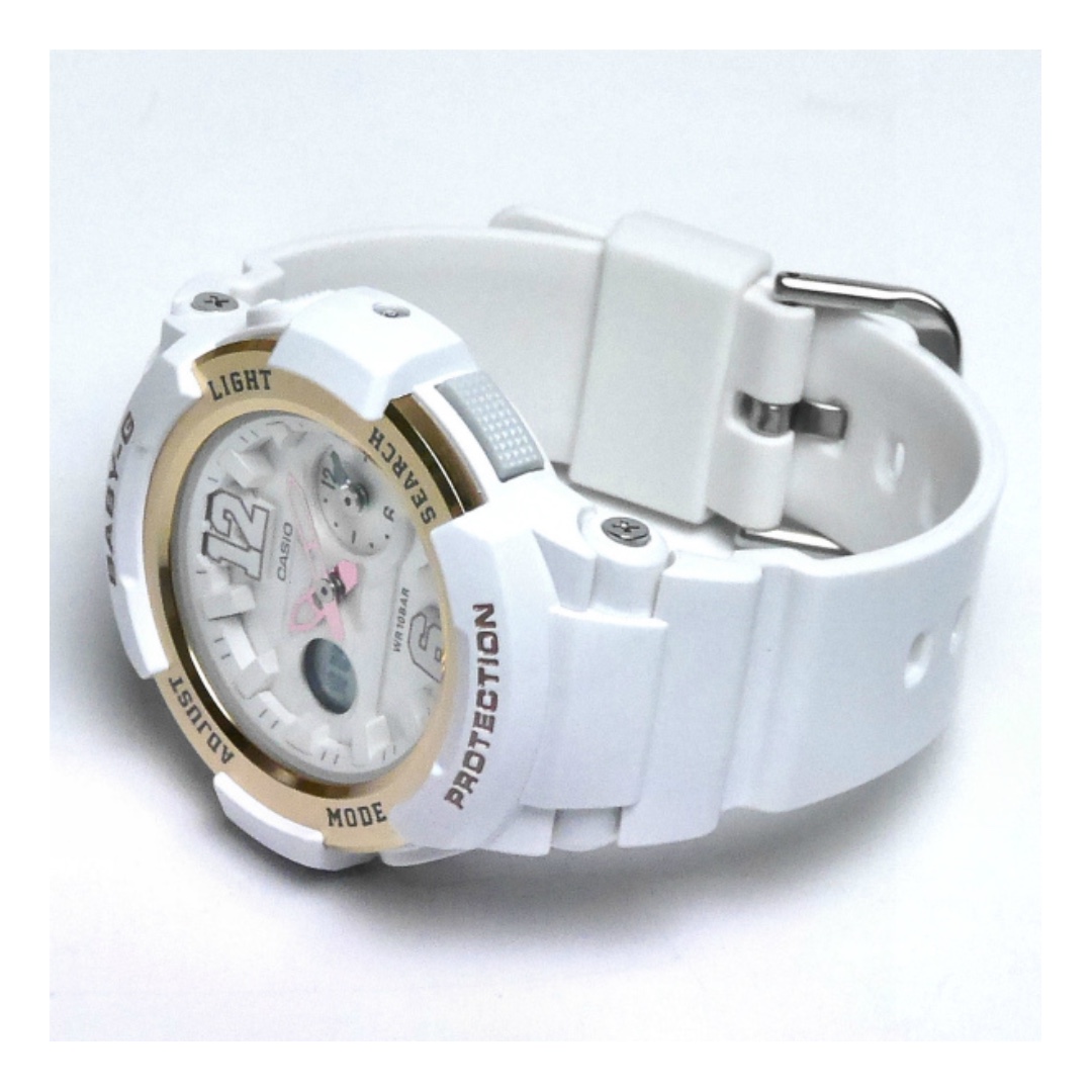 CASIO Baby-G BGA-210 series 白金BGA-210 BGA-210-7B3 BabyG BGA210, 女裝, 手錶及配件,  手錶- Carousell