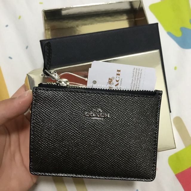 coach metallic wallet