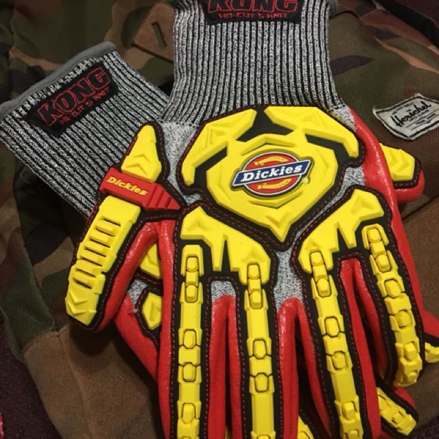 KONG Cut Level 5 Dickies Heavy Duty Knit Gloves Outdoor Work GL01HDC5 